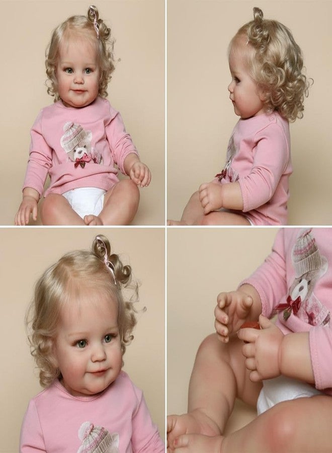 Zero Pam Realistic Reborn Baby Dolls Maddie Girl, 20 Inch Real Life Baby Dolls Silicone Full Body,Lifelike Newborn Baby Dolls That Look Real Toddler Anatomically Correct Dolls for Kids - Image 4